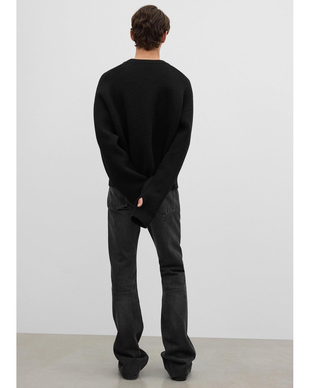 Totême Blue T Double-Faced Crew for men