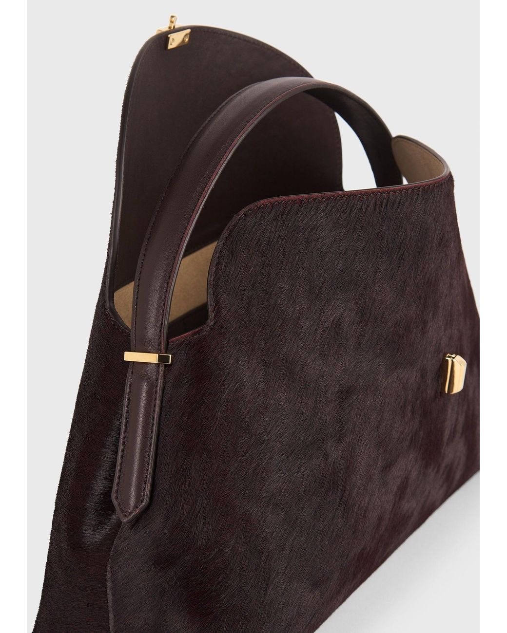 Totême Multicolor T-Lock Pony Hair Top Handle