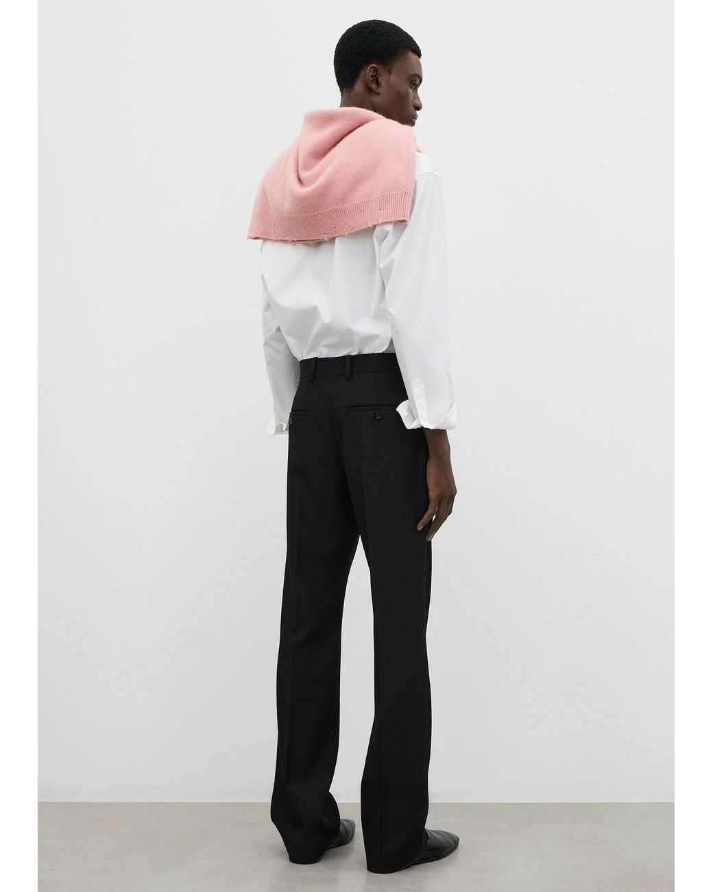 Totême White Kick Trousers