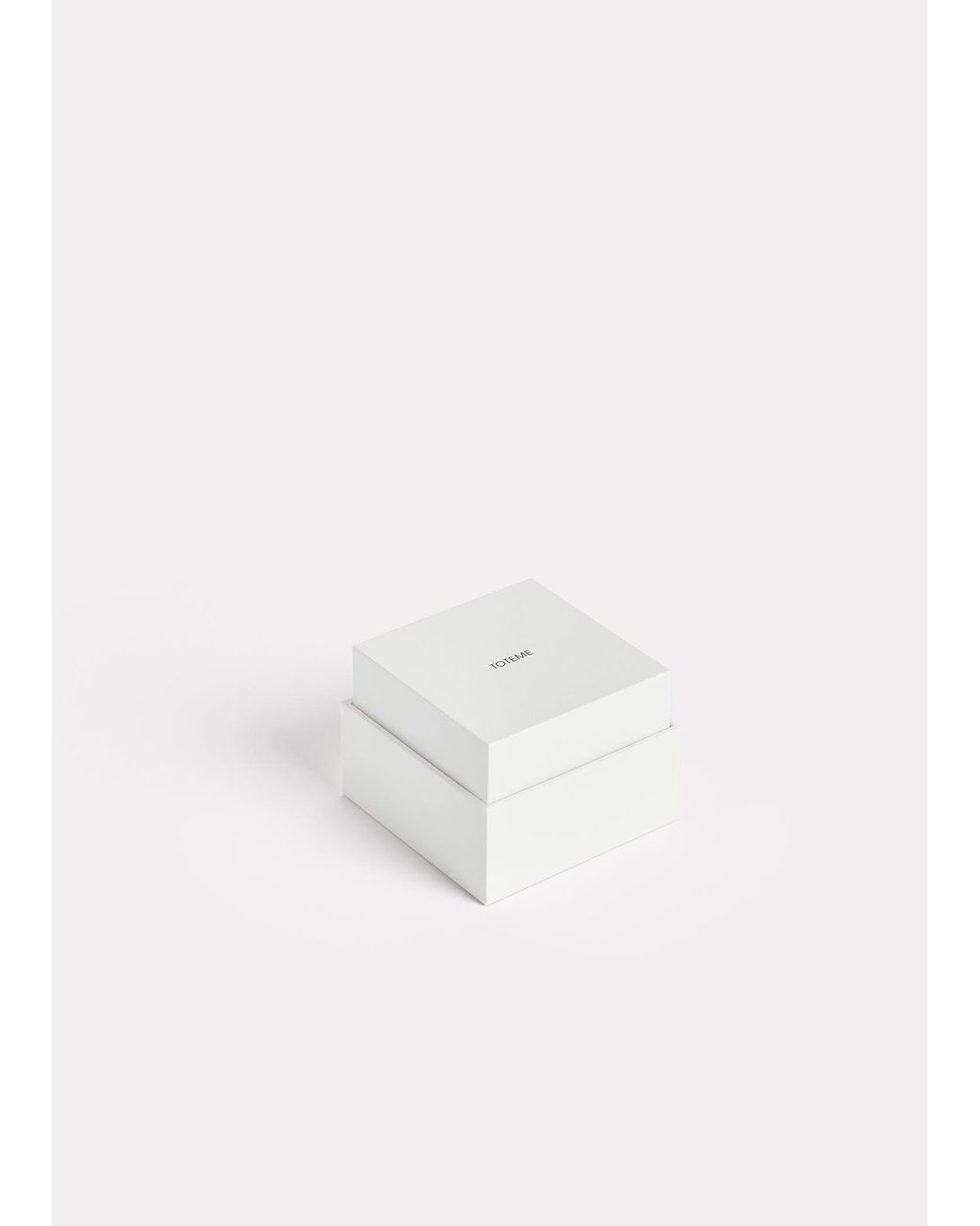 Totême  White Petite Signature Hoops