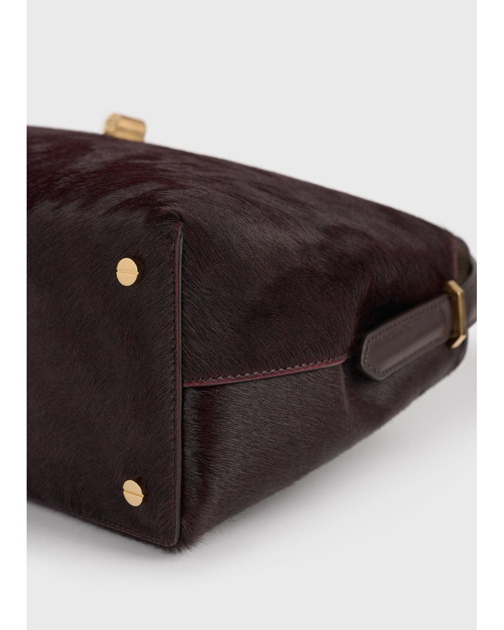 Totême Multicolor T-Lock Pony Hair Top Handle