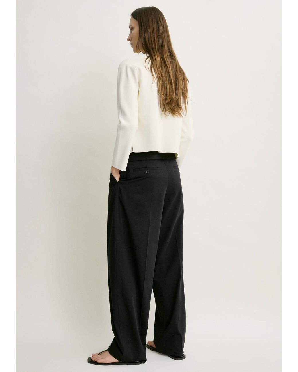 Totême White Classic Compact Knit Cardigan