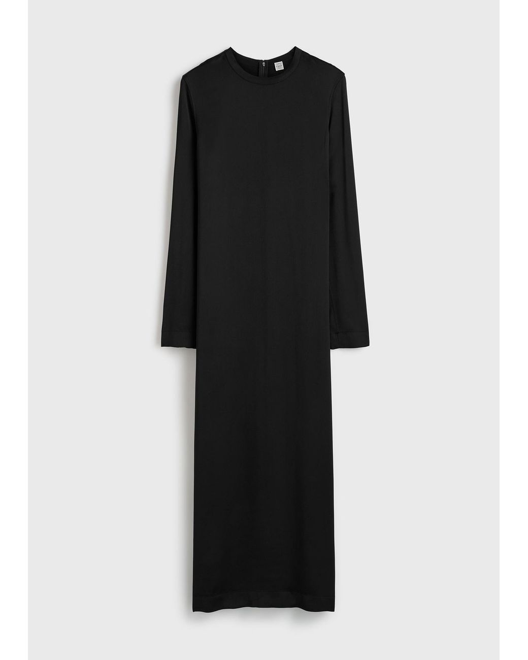 Totême  Black Long Satin Dress