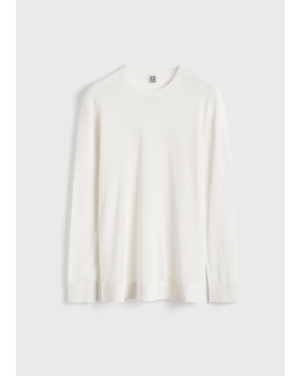 Totême Natural Long-Sleeve Tee Knit