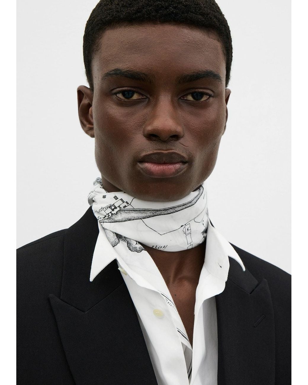 Totême  Gray Stockholm Bandana