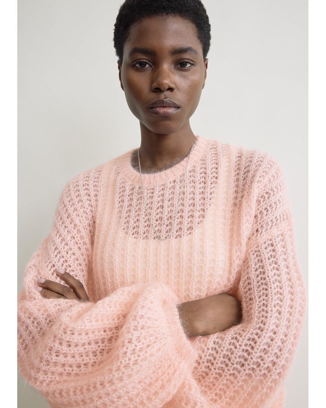 Totême Pink Puffed Knit