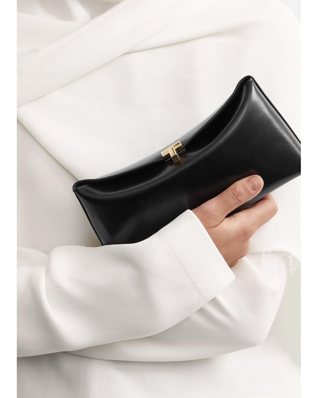 Totême  White T-Lock Leather Slim