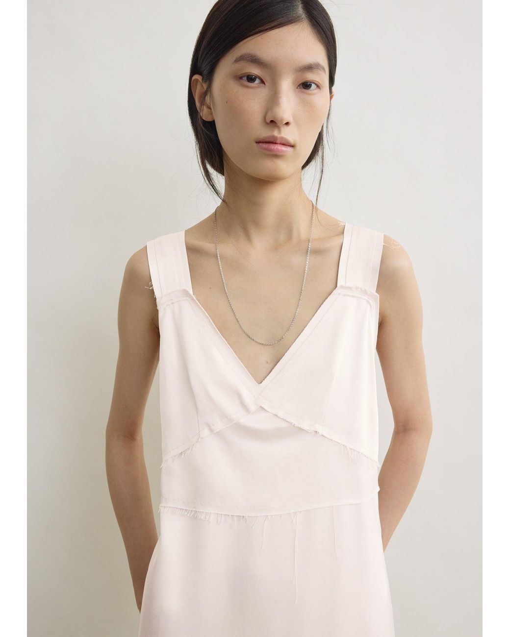 Totême  Natural V-Neck Slip Dress