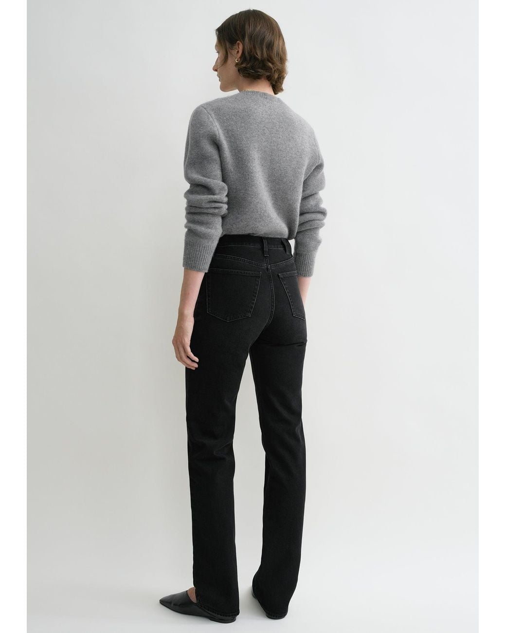 Totême Gray Classic Cut Denim Full Length