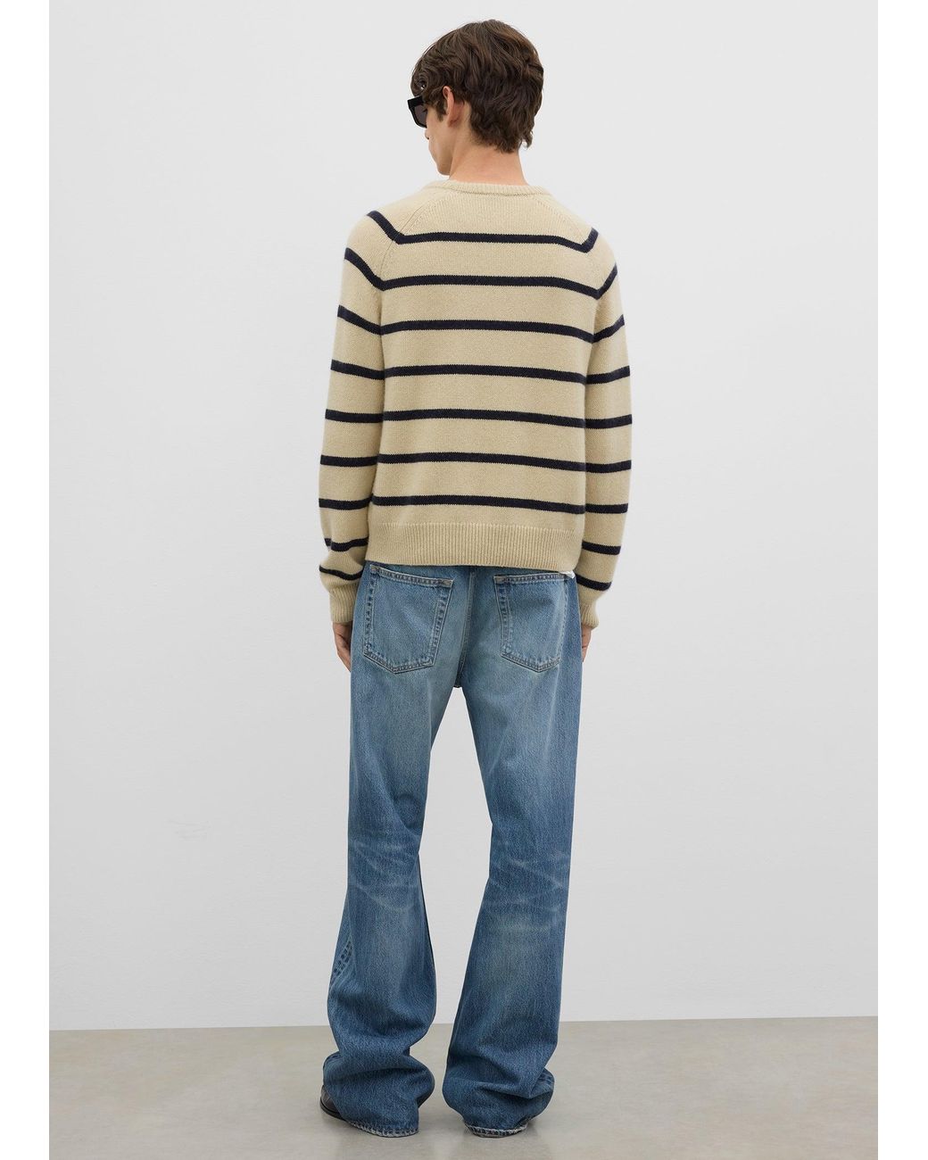 Totême Blue Raglan Crew
