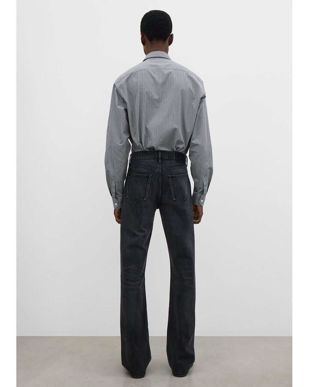 Totême Gray Straight Denim