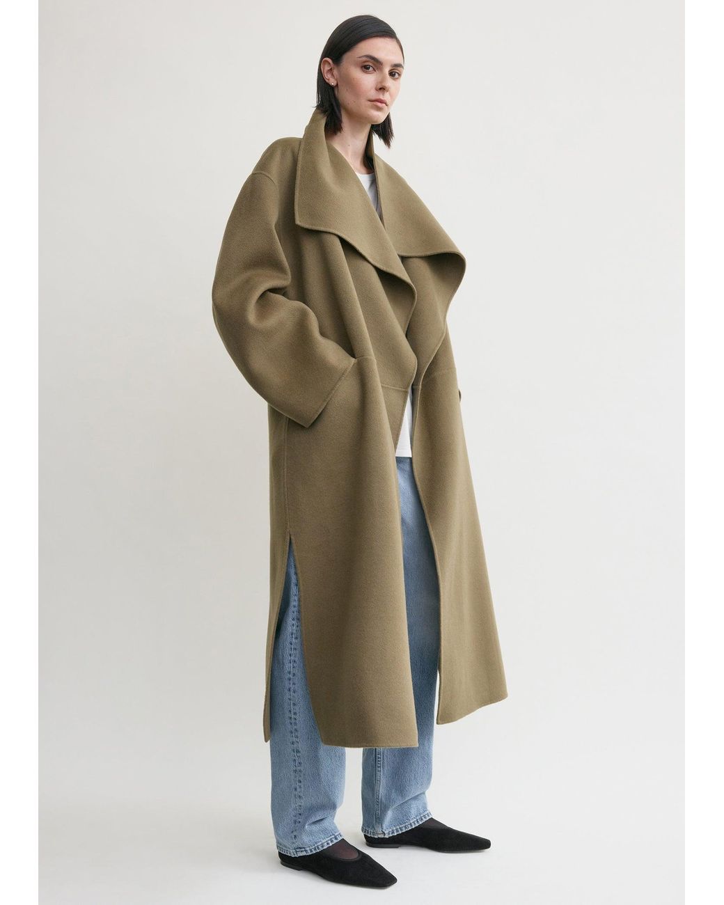 Totême Natural Signature Doublé Long Coat