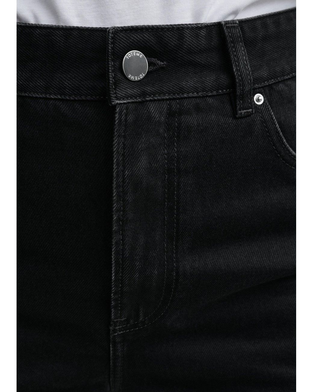 Totême White High Slim Denim
