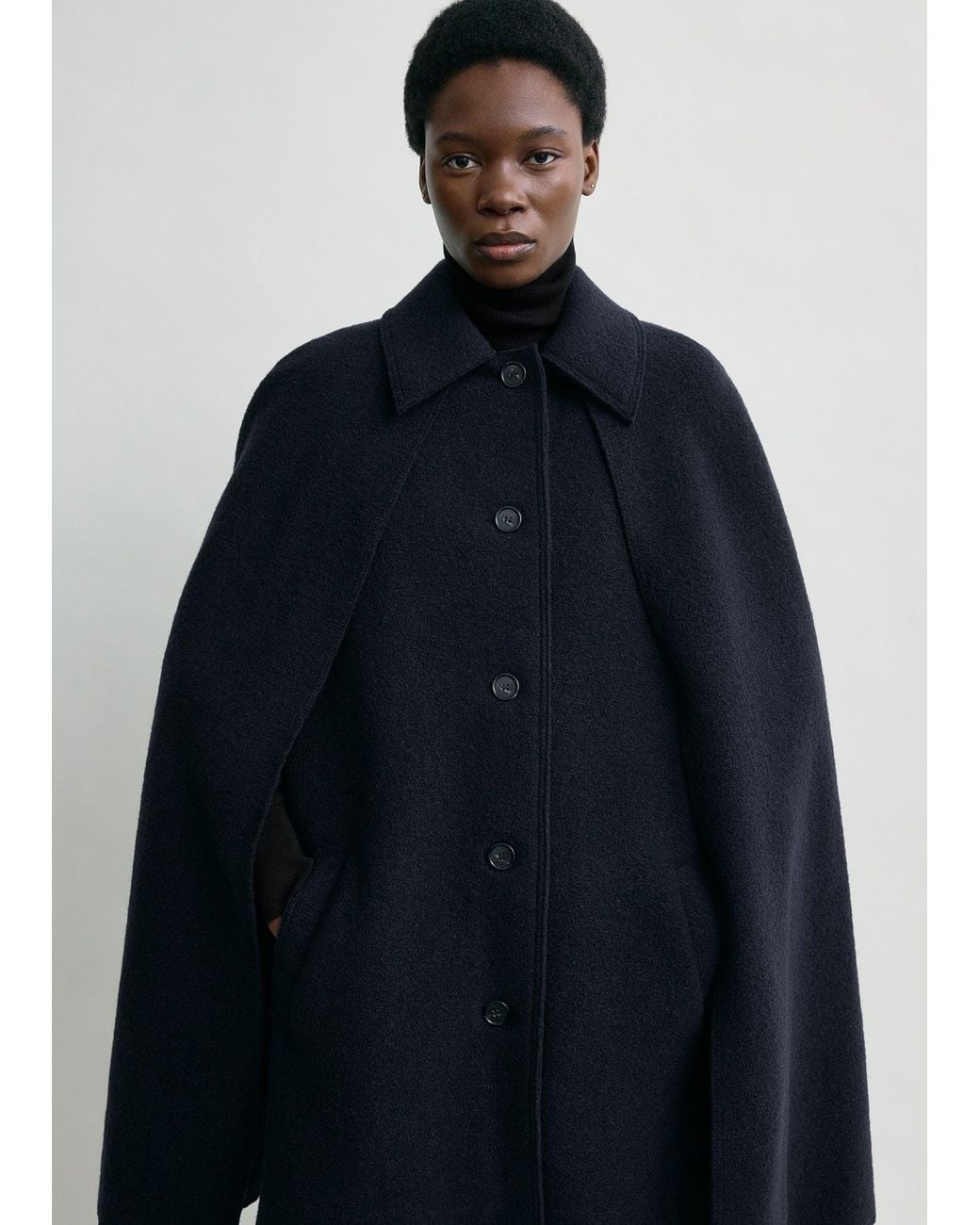 Totême Blue Cape Coat