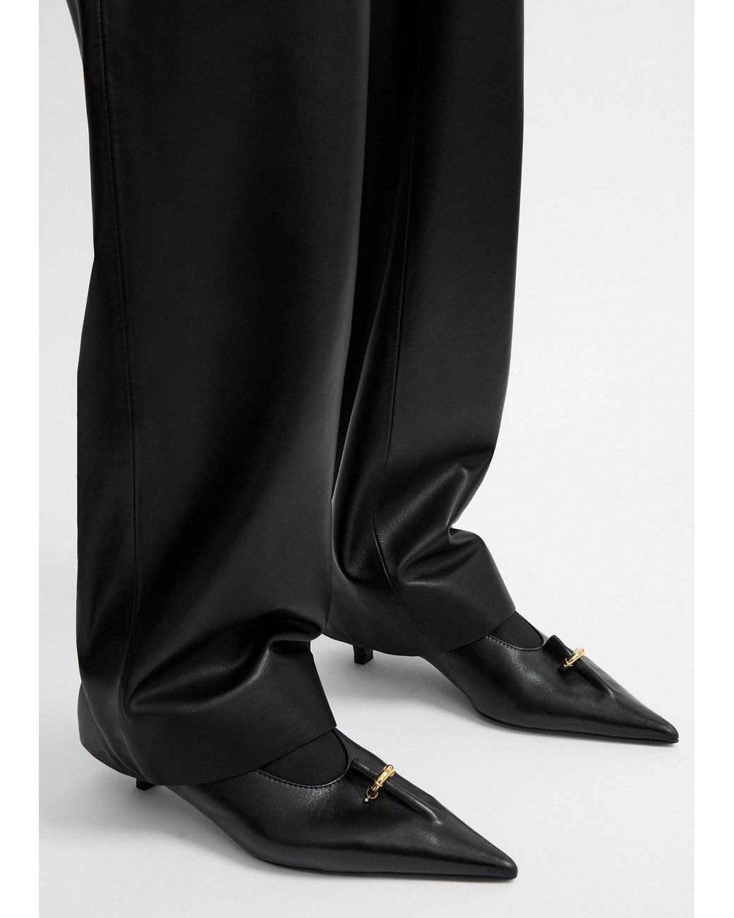 Totême White Pierced Nappa Pumps