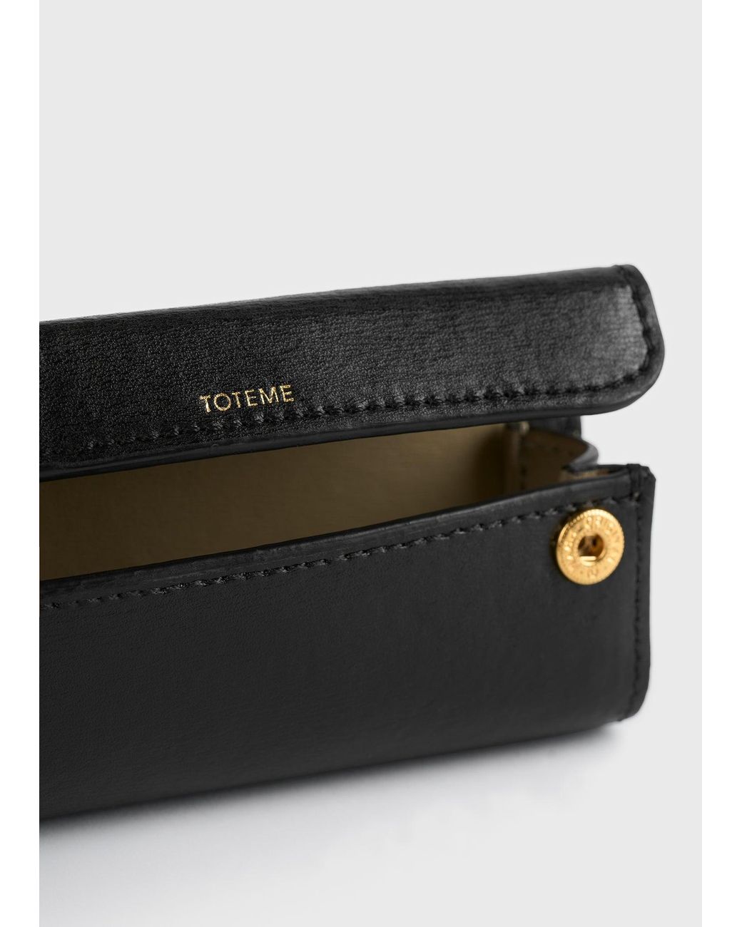 Totême White Leather Lipstick Case