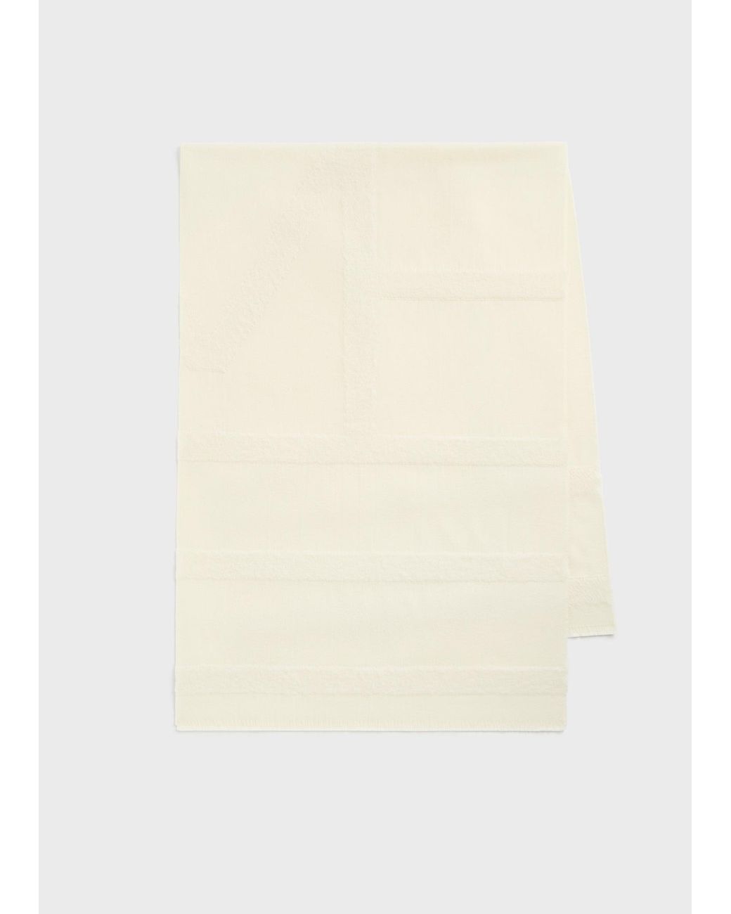 Totême Natural Monogram Twill Scarf