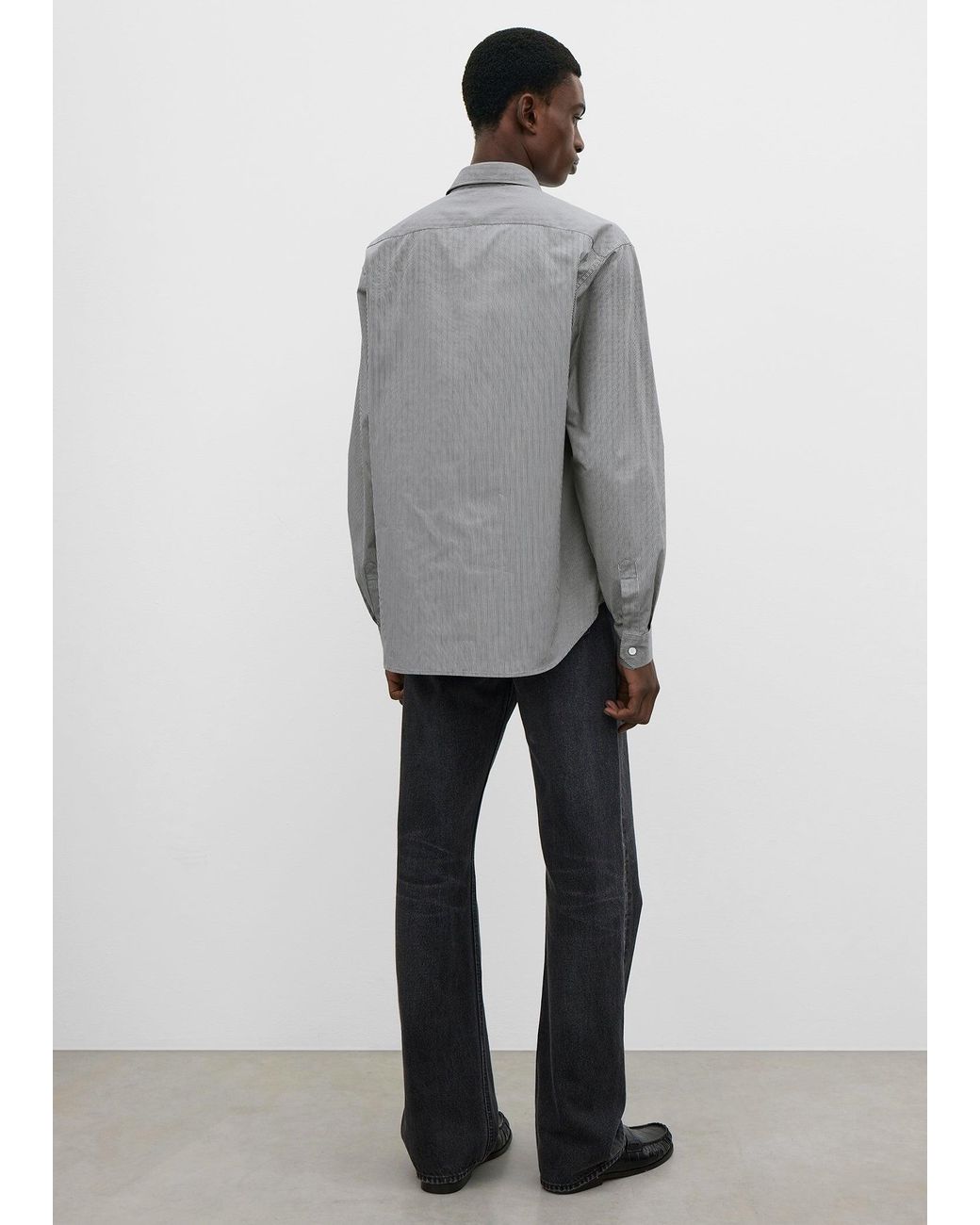 Totême Gray Casual Shirt