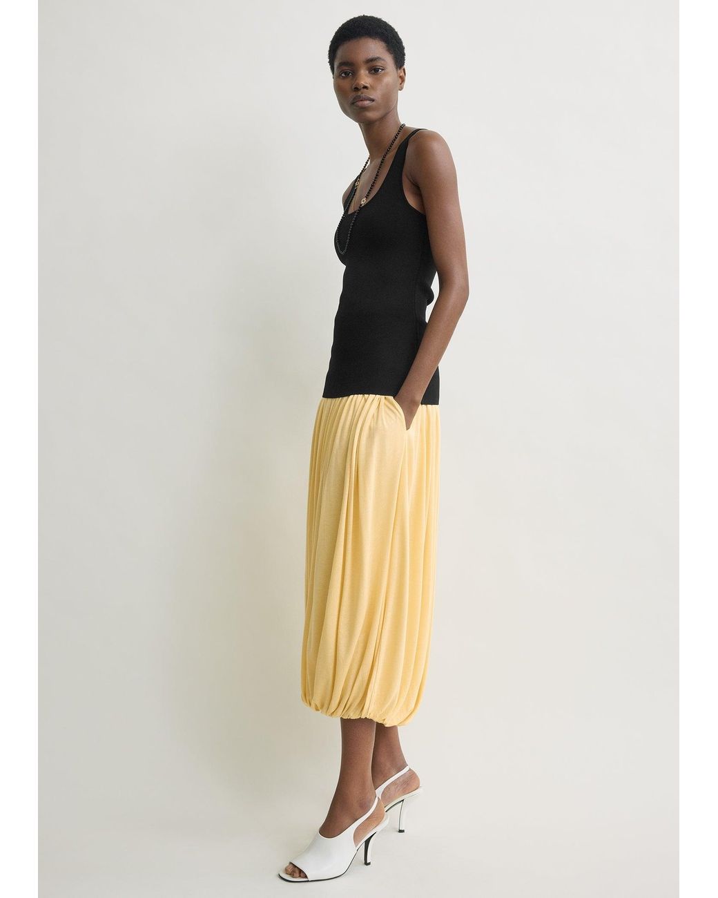 Totême Multicolor Soft Gathered Skirt