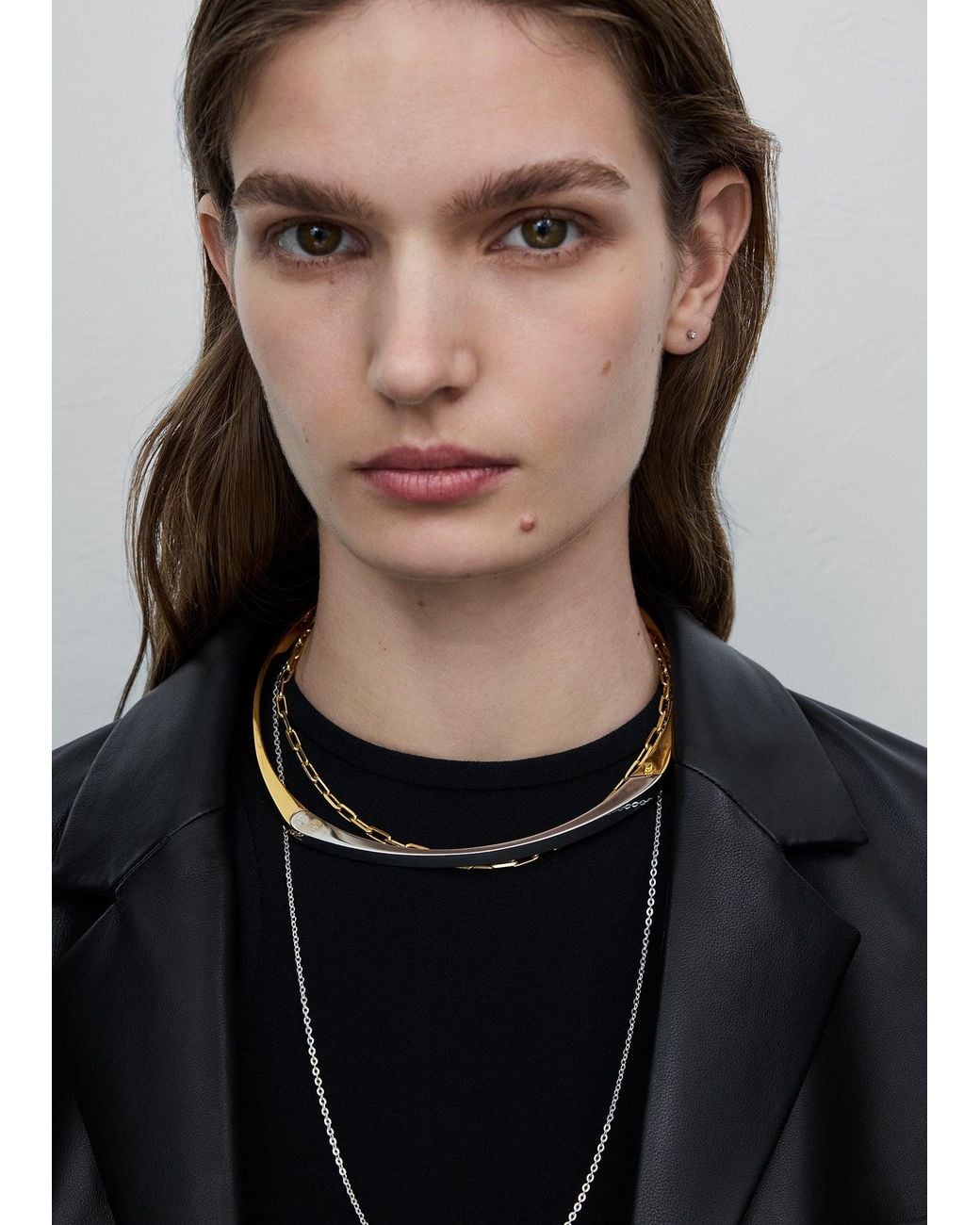 Totême White Signature Collar