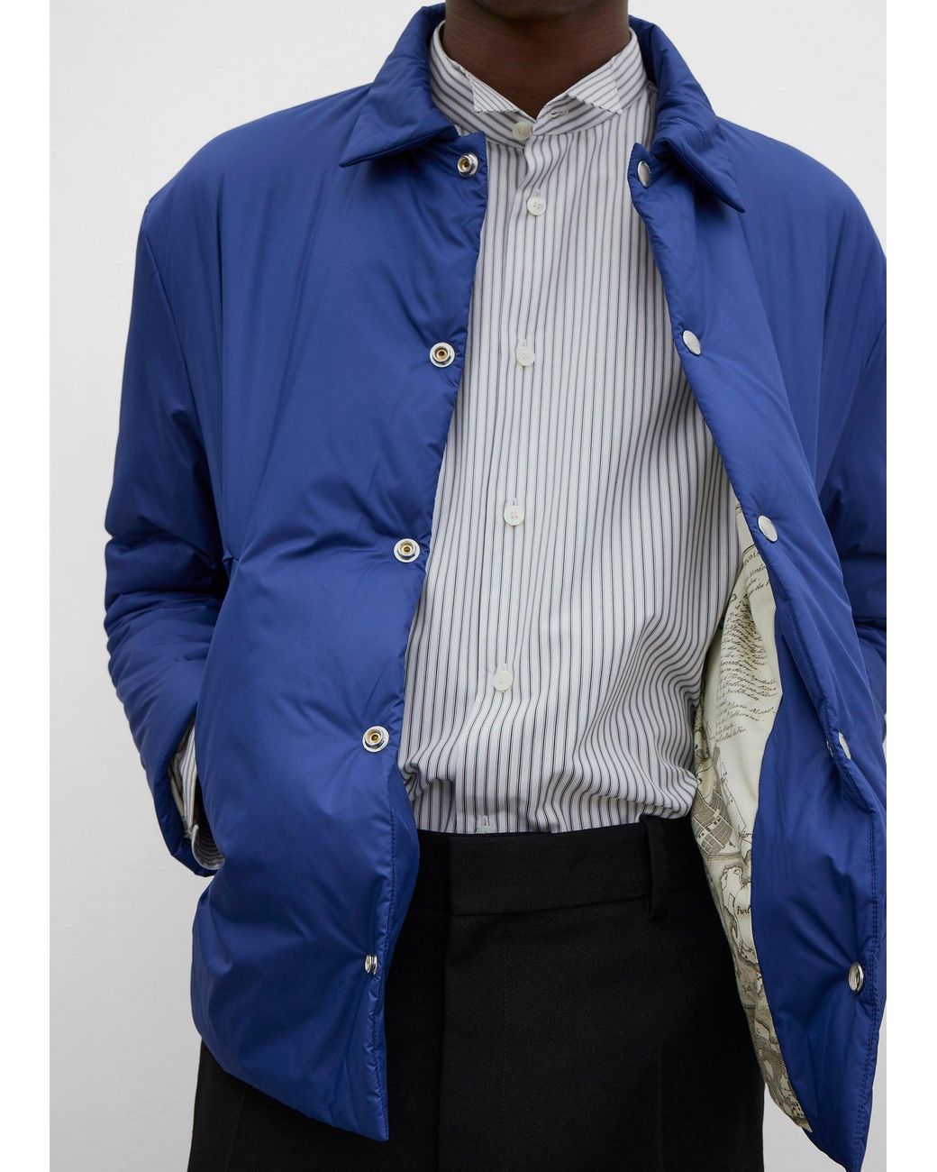 Totême Blue Liner Jacket for men