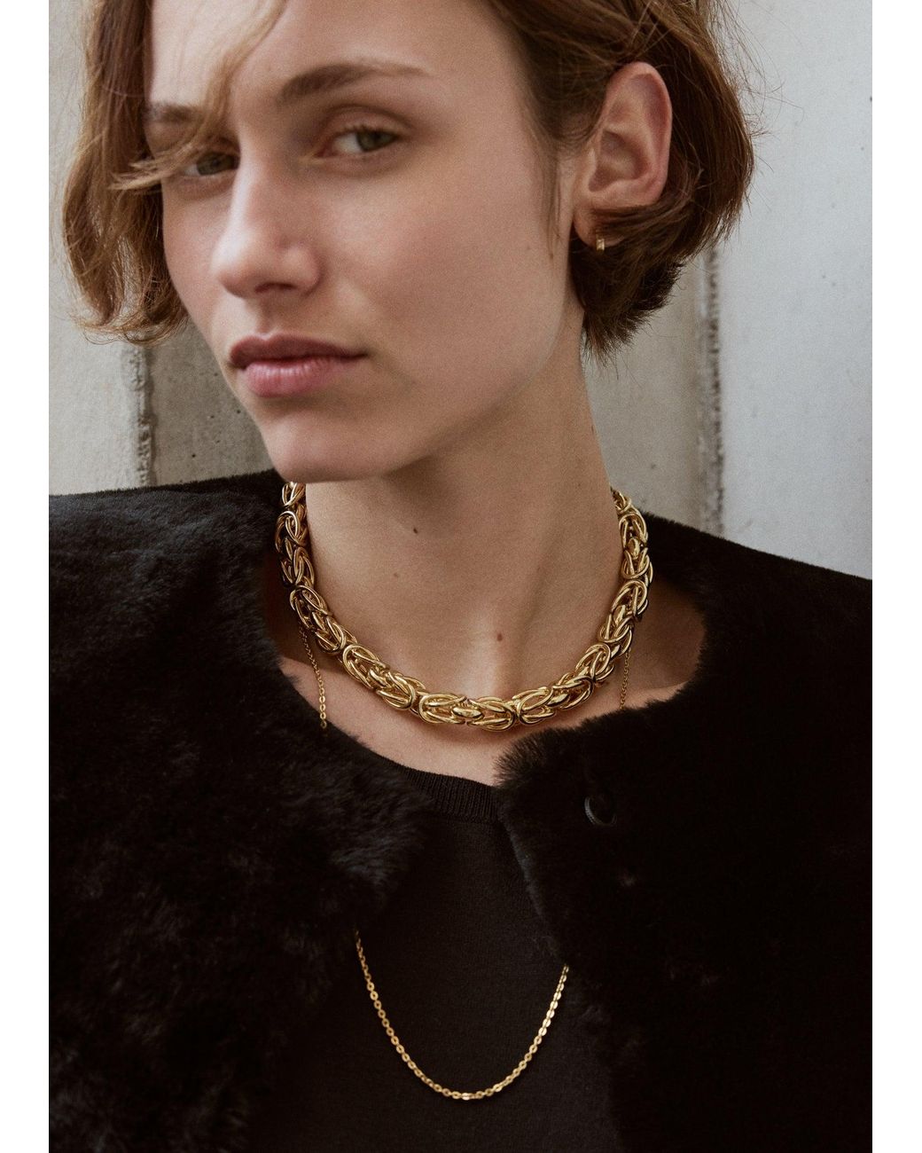 Totême Metallic Byzantine Collar