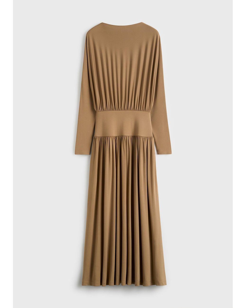 Totême Natural Boatneck Jersey Dress