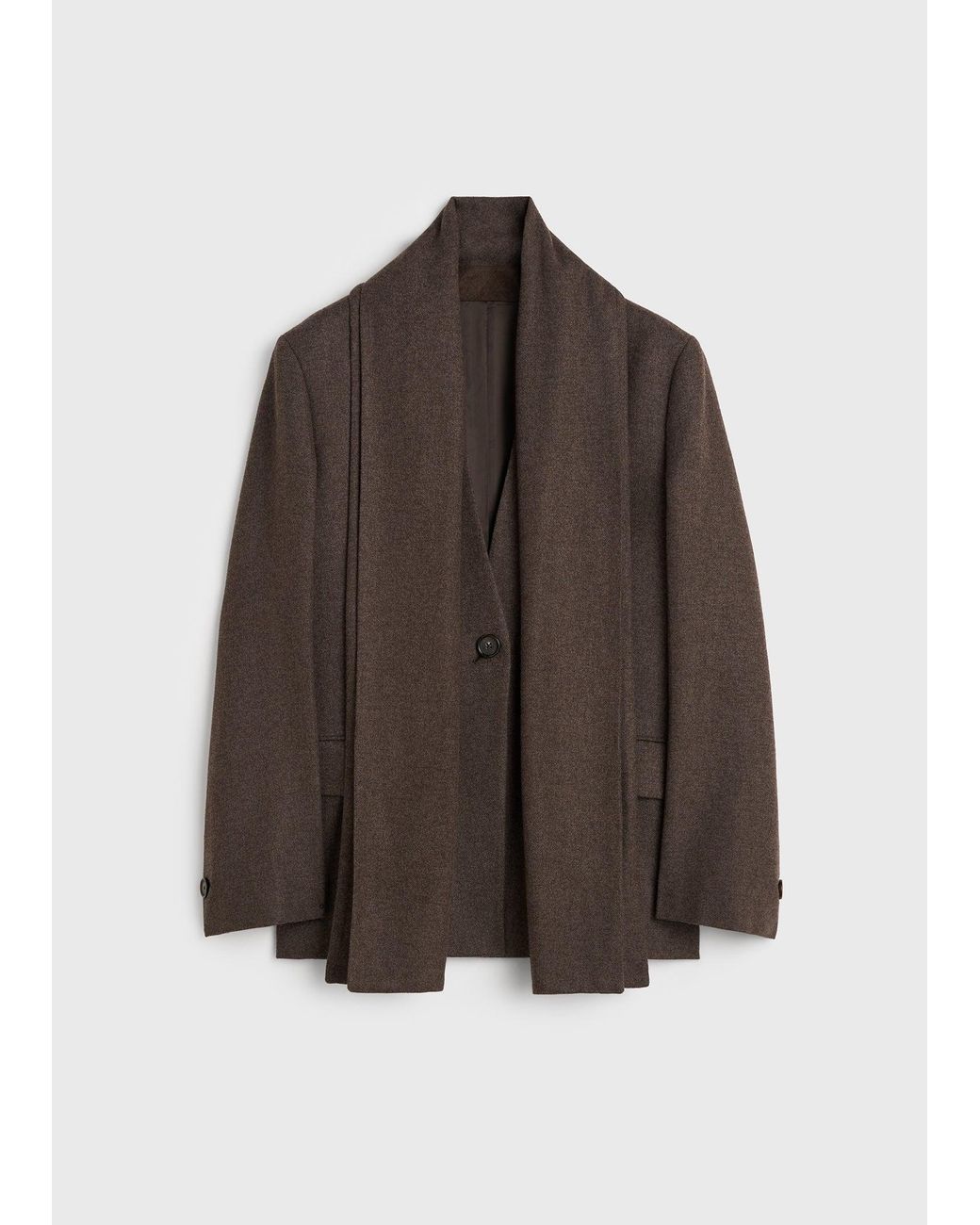 Totême Multicolor Scarf Lapel Blazer
