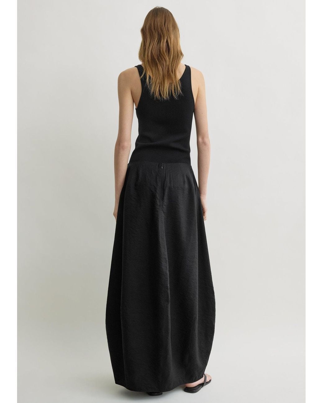 Totême  Black Parachute Skirt