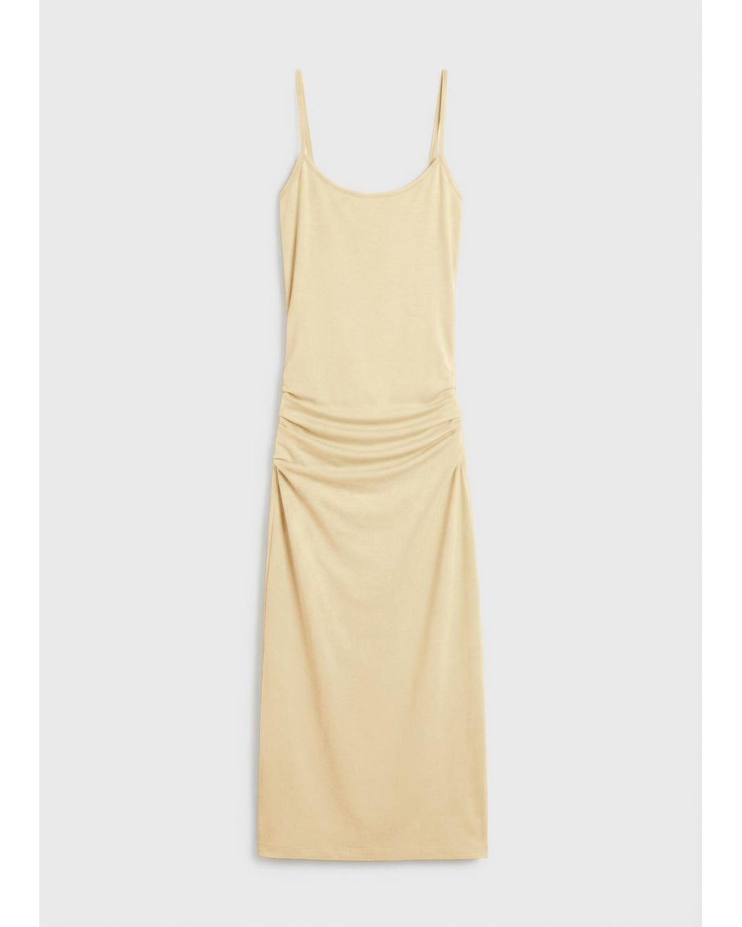 Totême Natural Draped Slip Dress