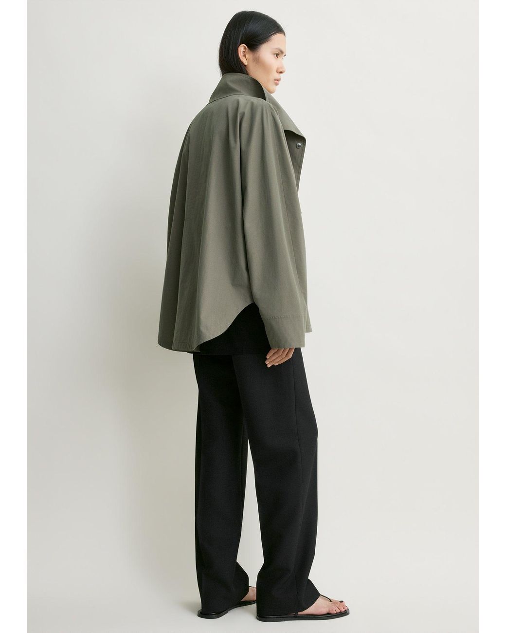 Totême Green Summer Parachute Jacket