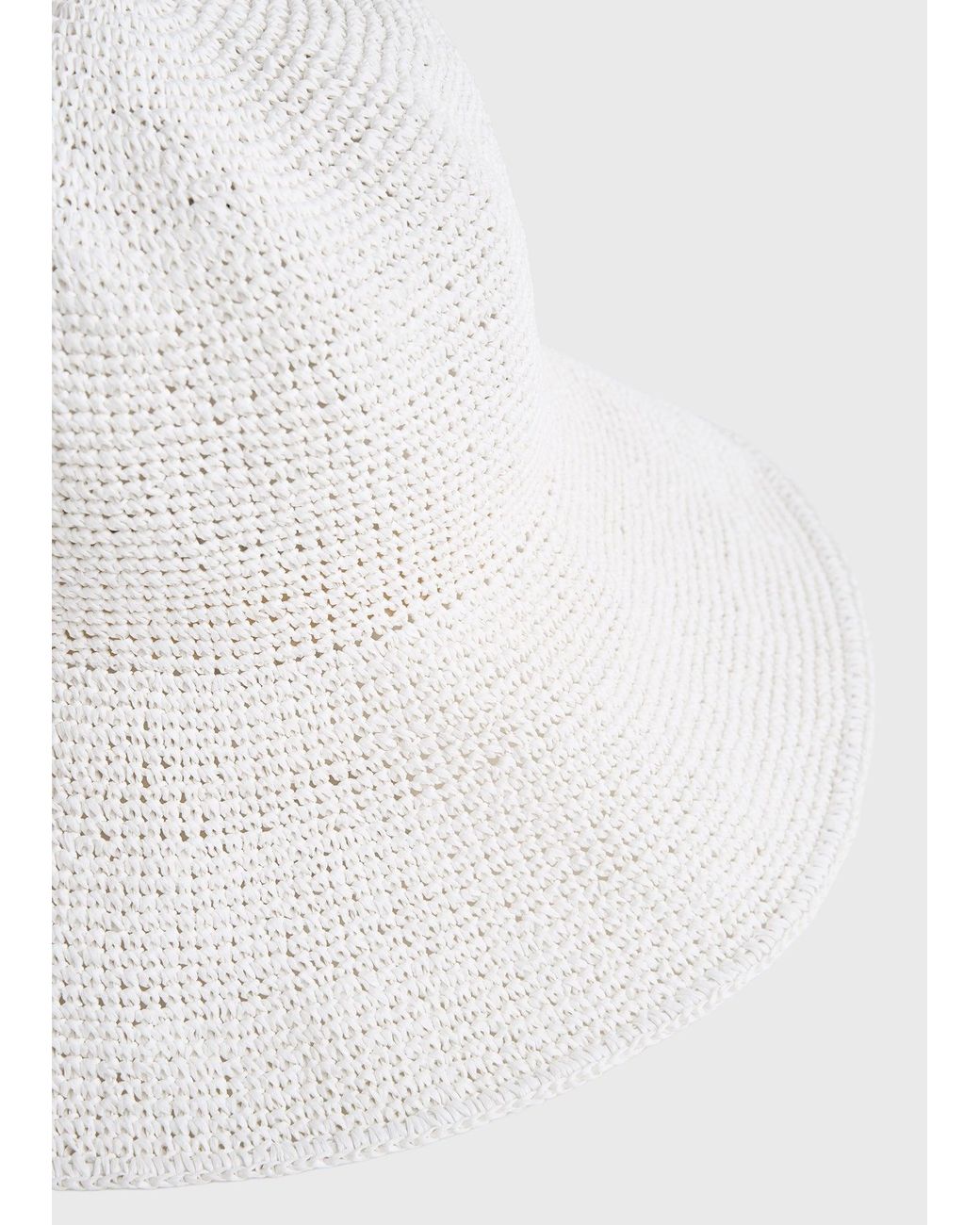 Totême White Woven Sun Hat