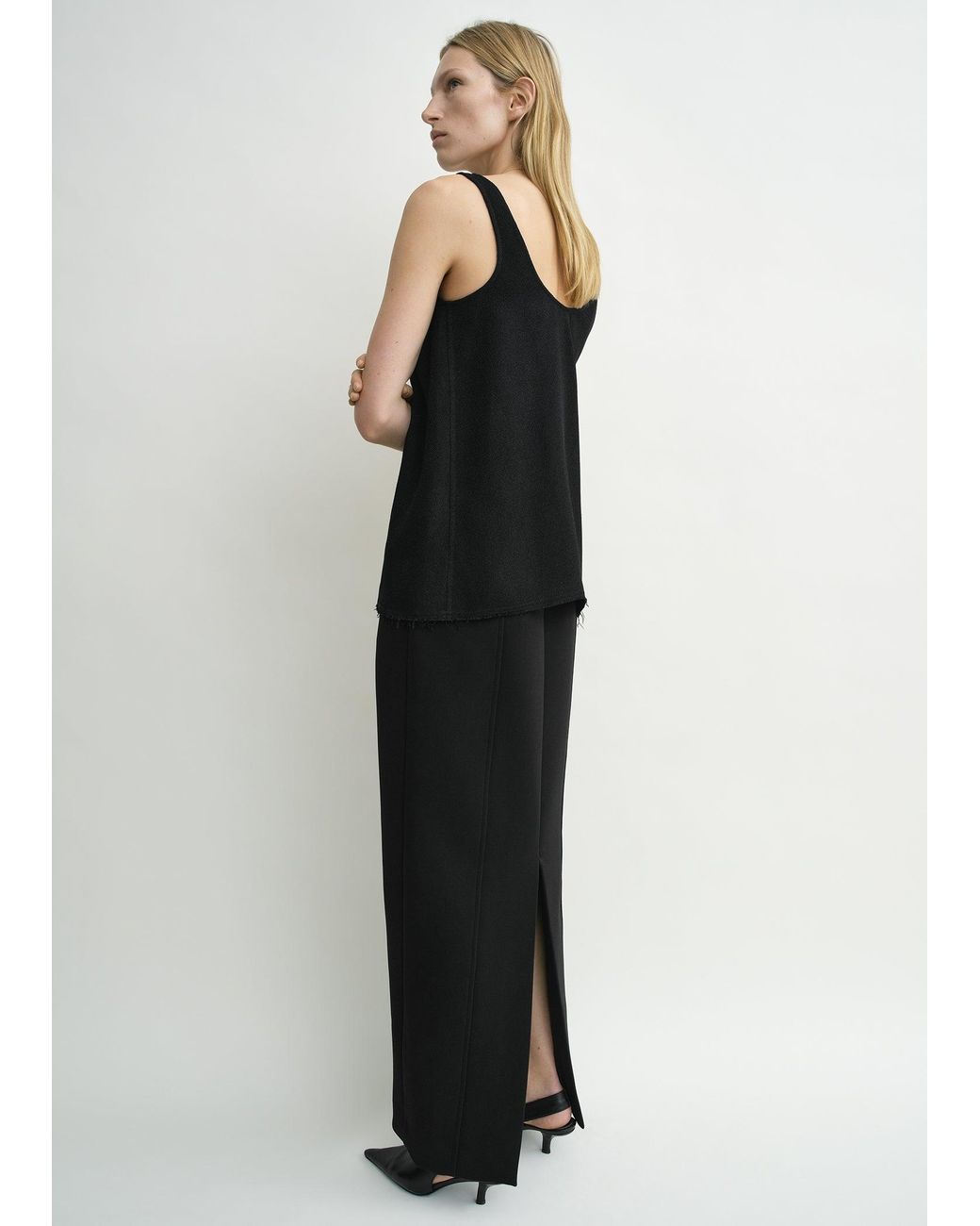 Totême  Black Sablé Tank