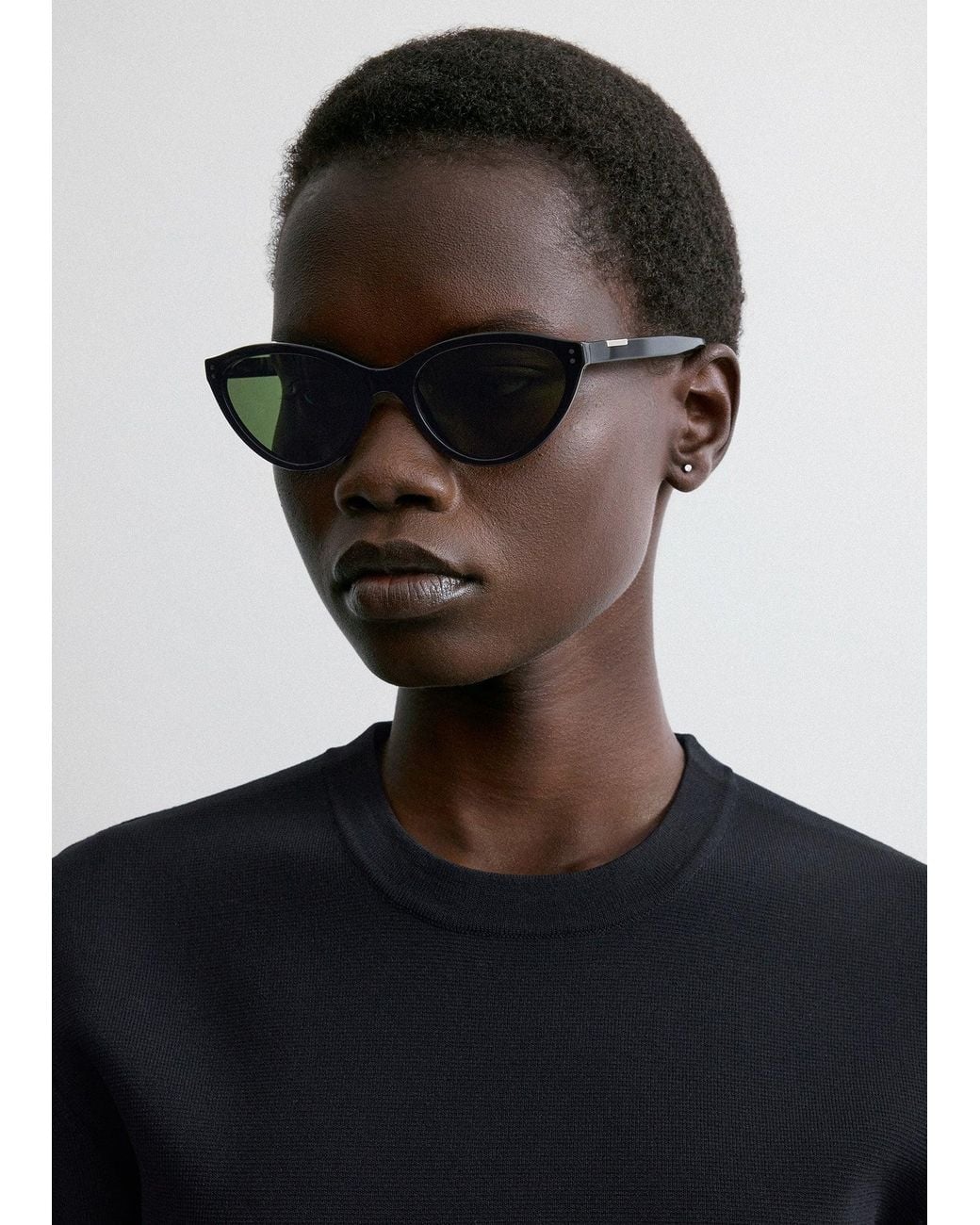 Totême Green Cateye Sunglasses