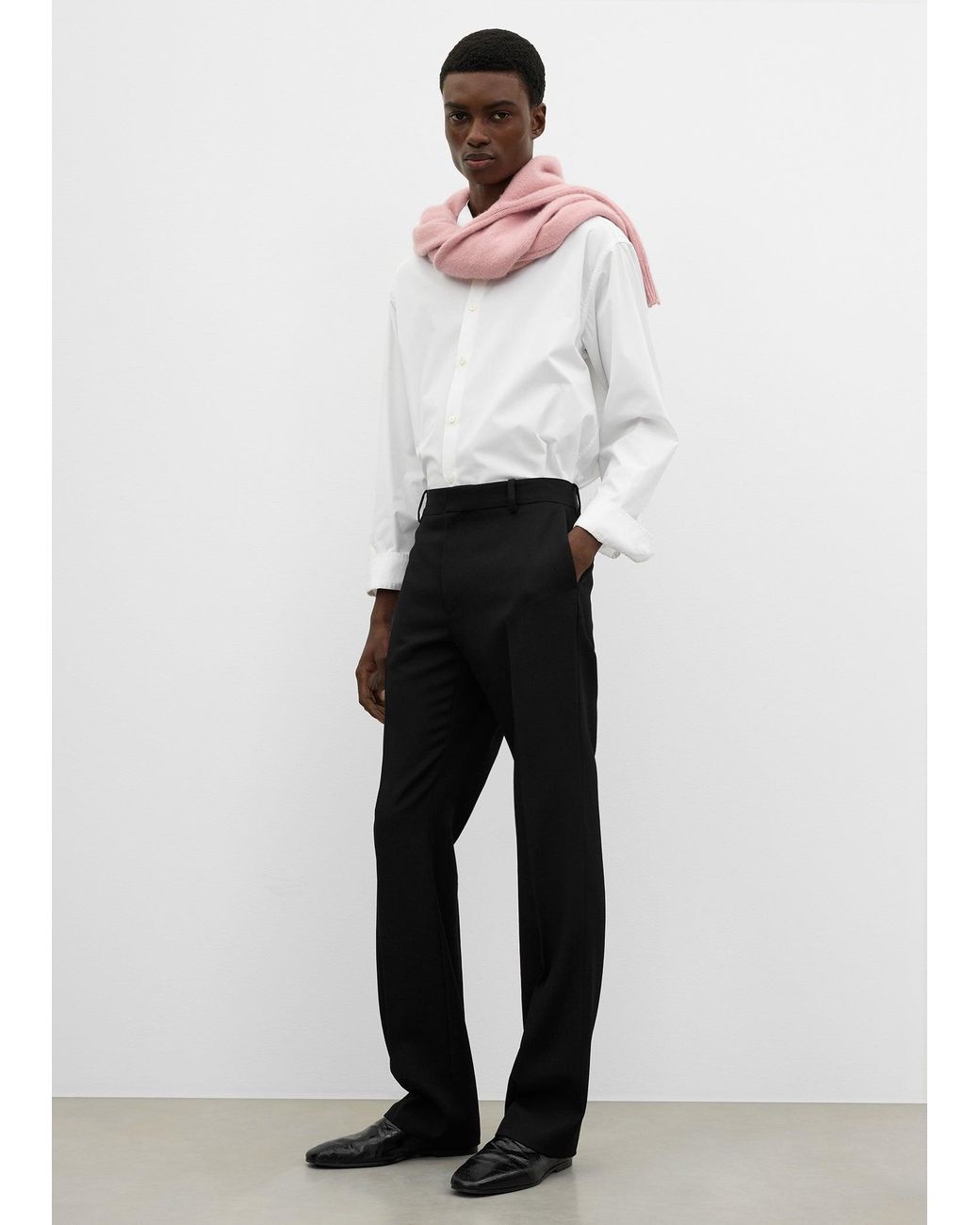 Totême White Kick Trousers