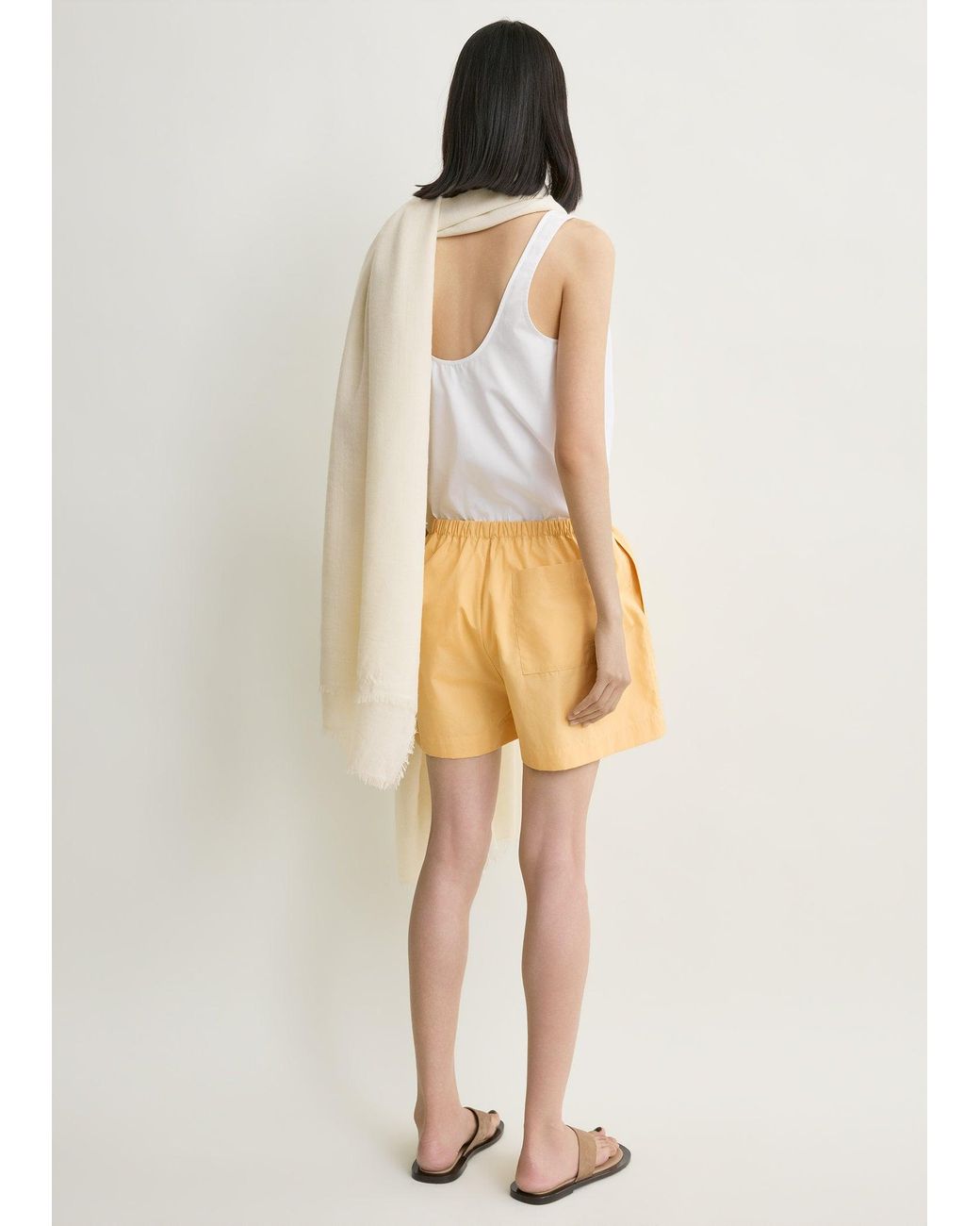 Totême Natural Cotton Summer Shorts