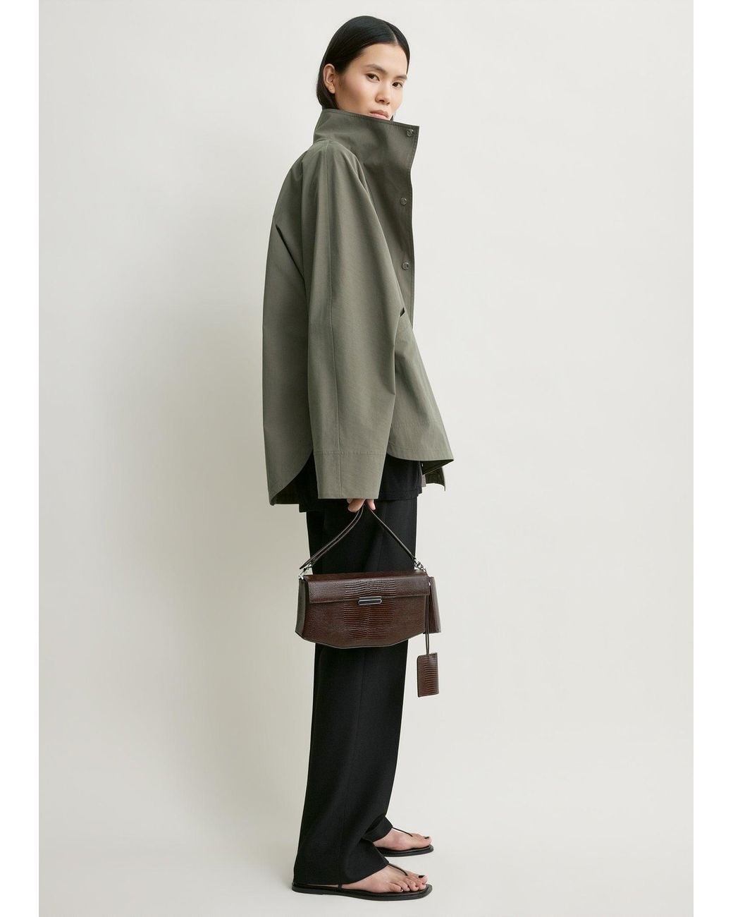 Totême Green Summer Parachute Jacket