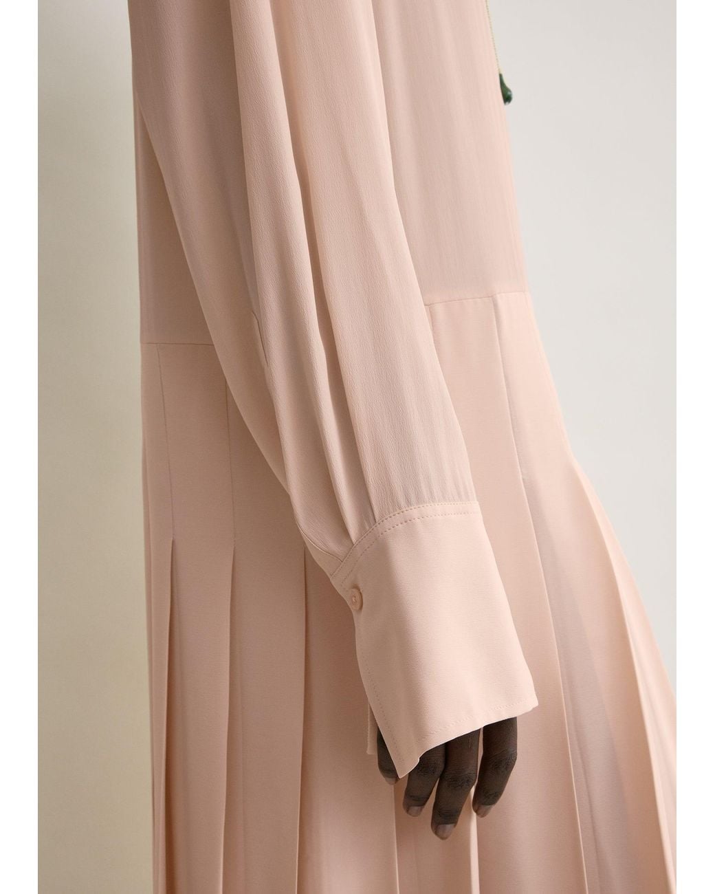Totême Natural Pleated Shirtdress