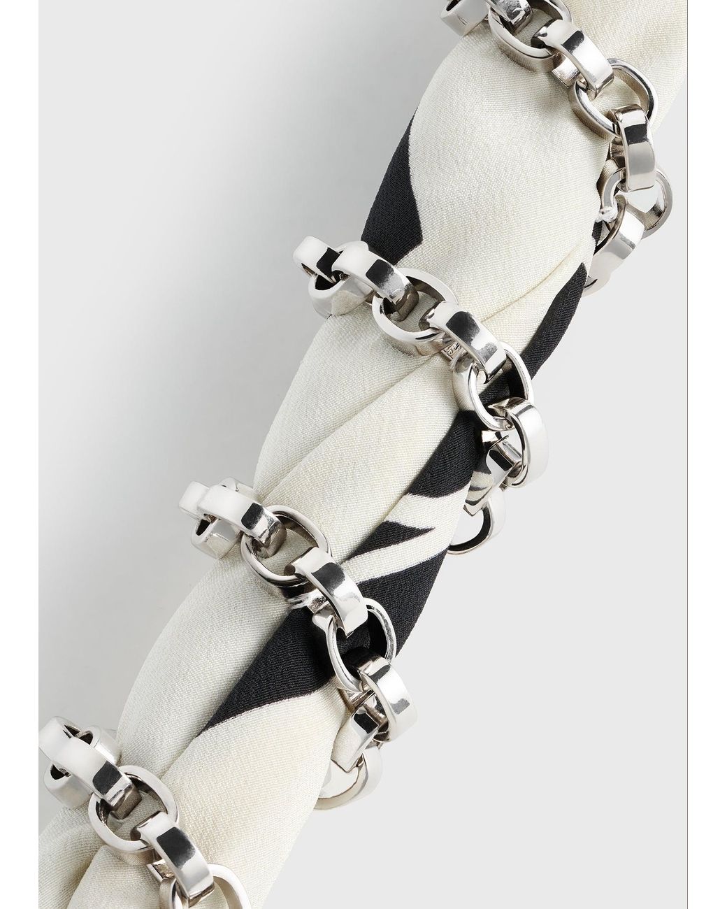 Totême Multicolor Silk Scarf Bracelet