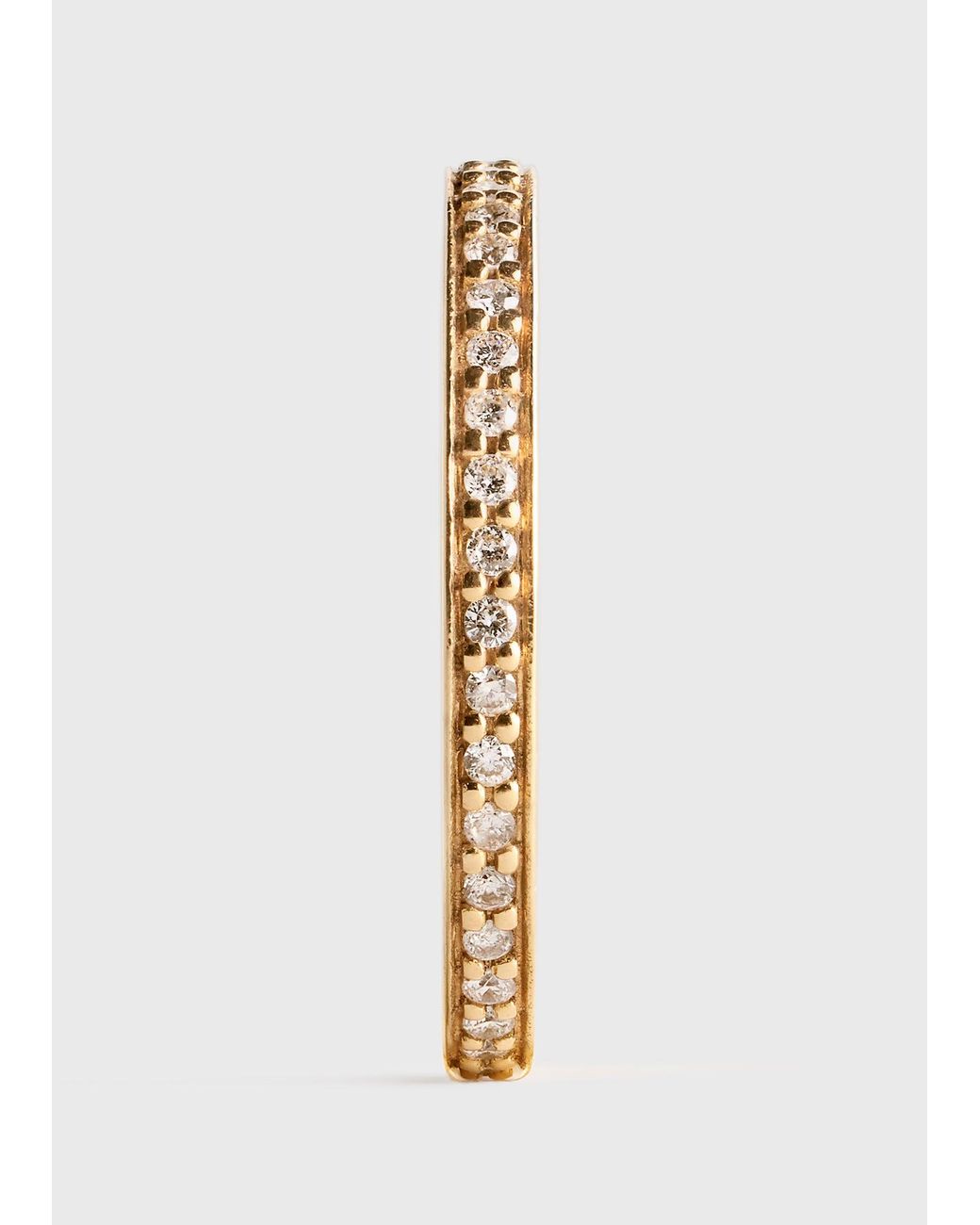 Totême  White Eternity Diamond Midi Ring 18Kt