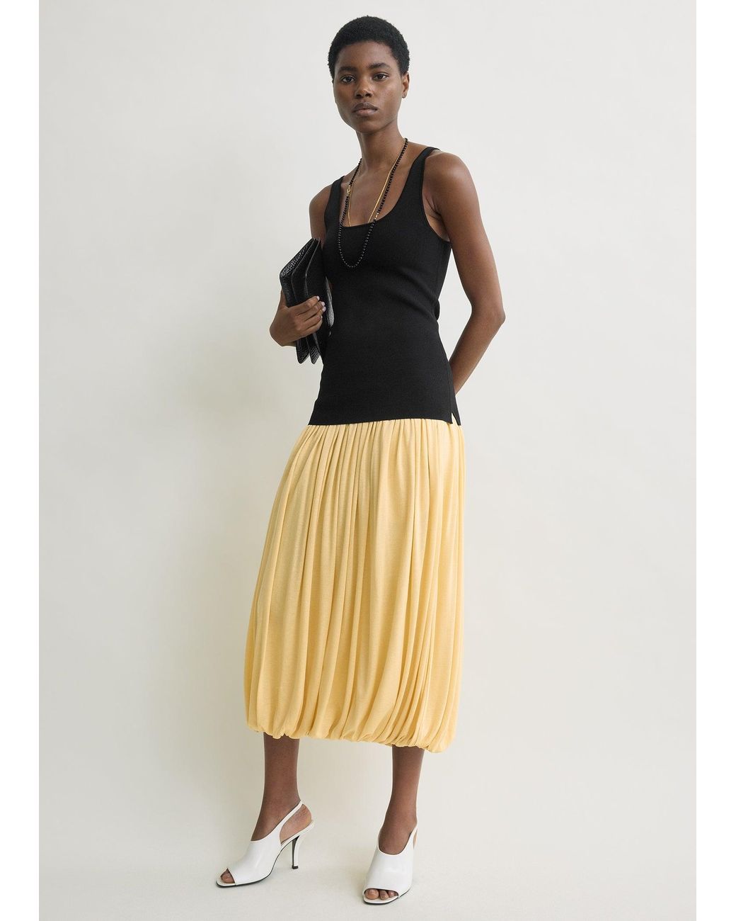 Totême Multicolor Soft Gathered Skirt