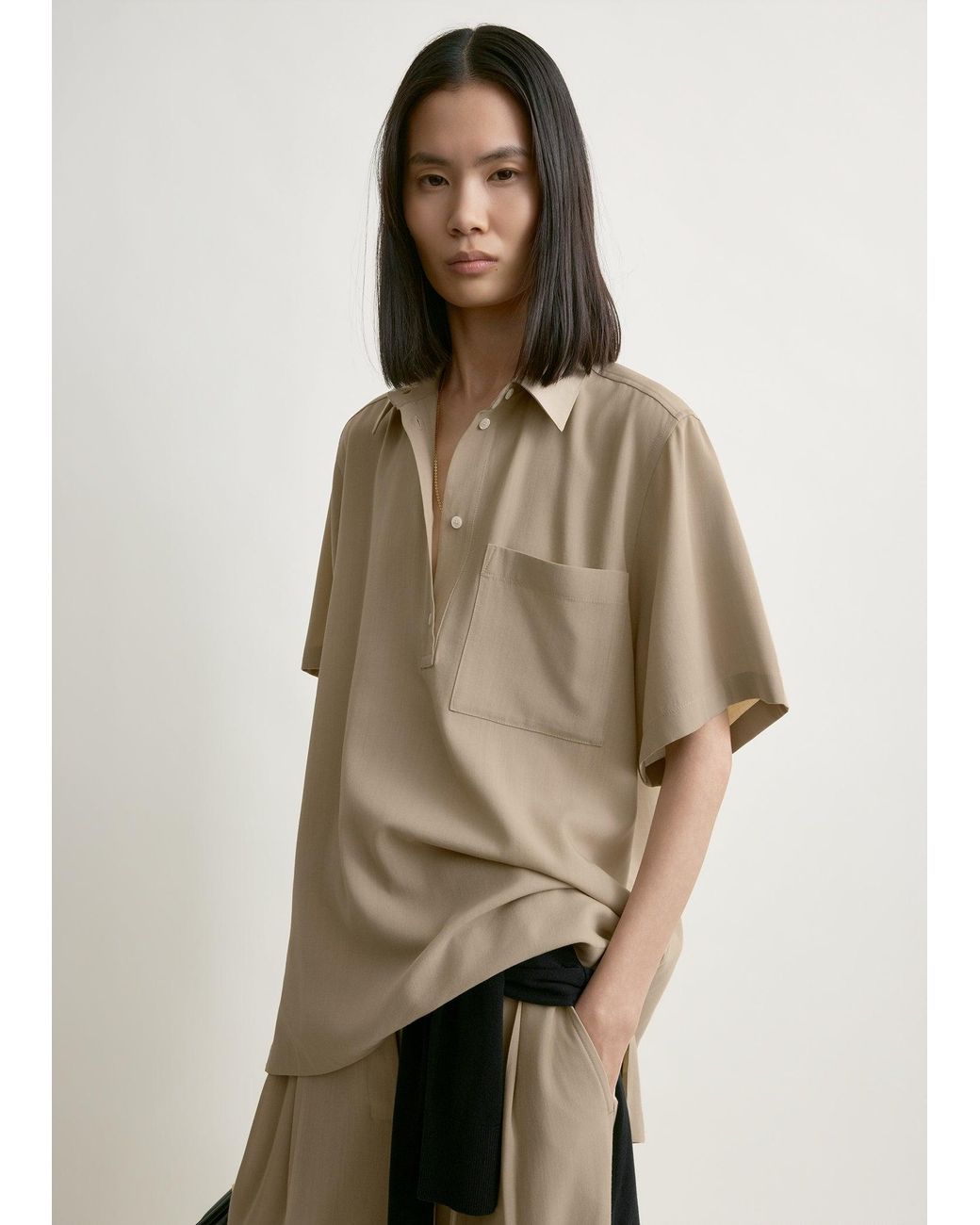 Totême Natural Fluid Polo Shirt