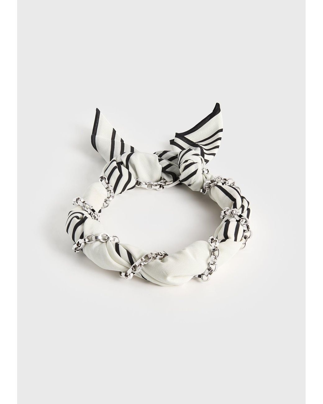 Totême Multicolor Silk Scarf Collar