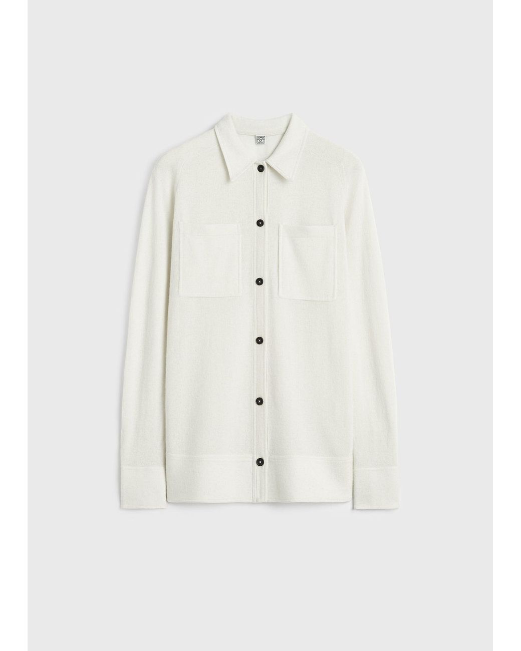 Totême White Cashmere Shirt
