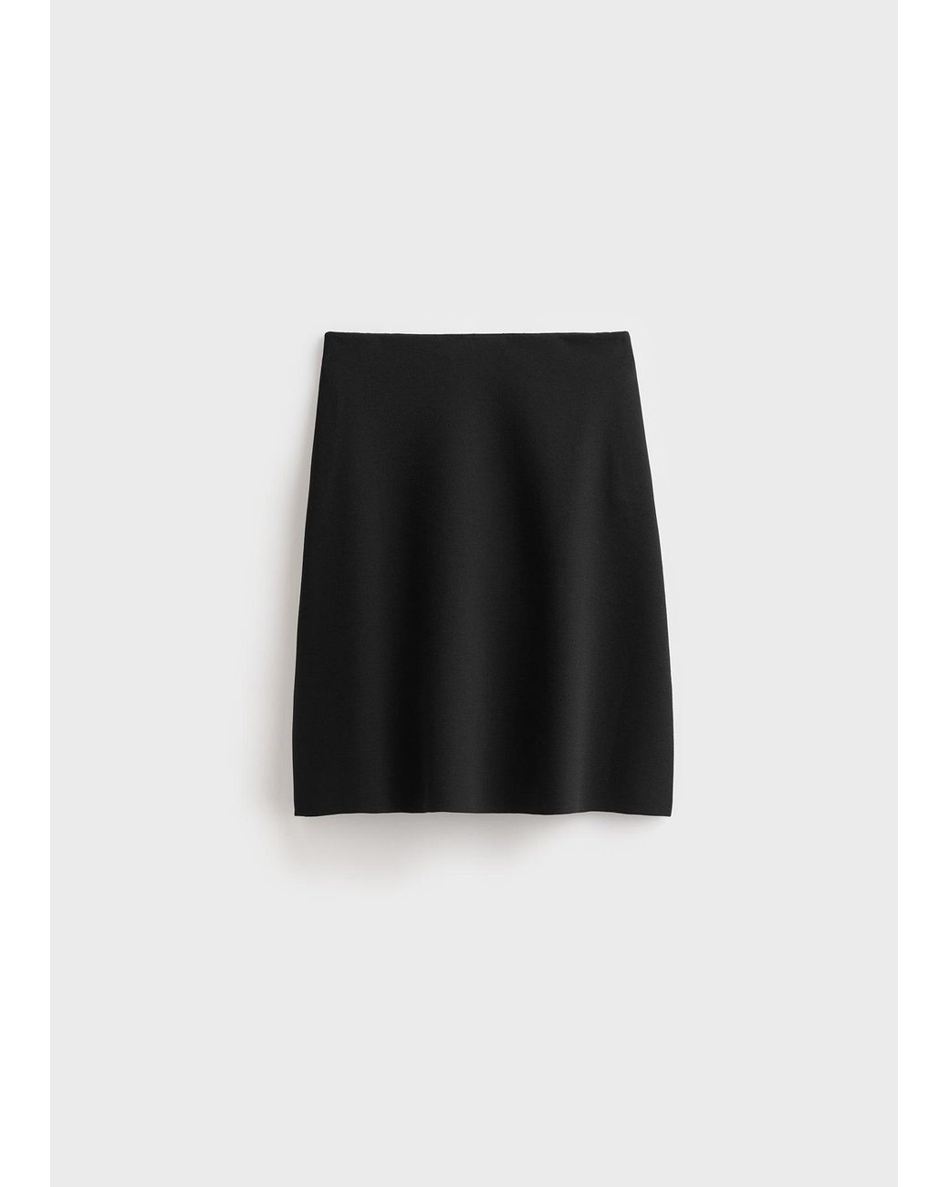 Totême Black Knit Skirt