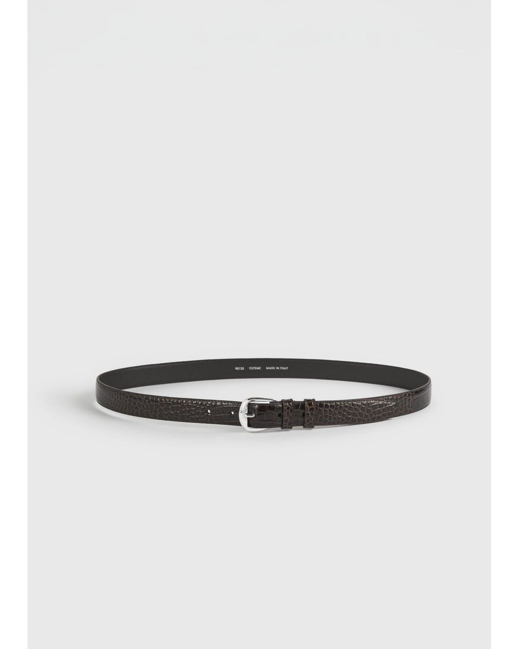 Totême White 2.5Cm Classic Belt