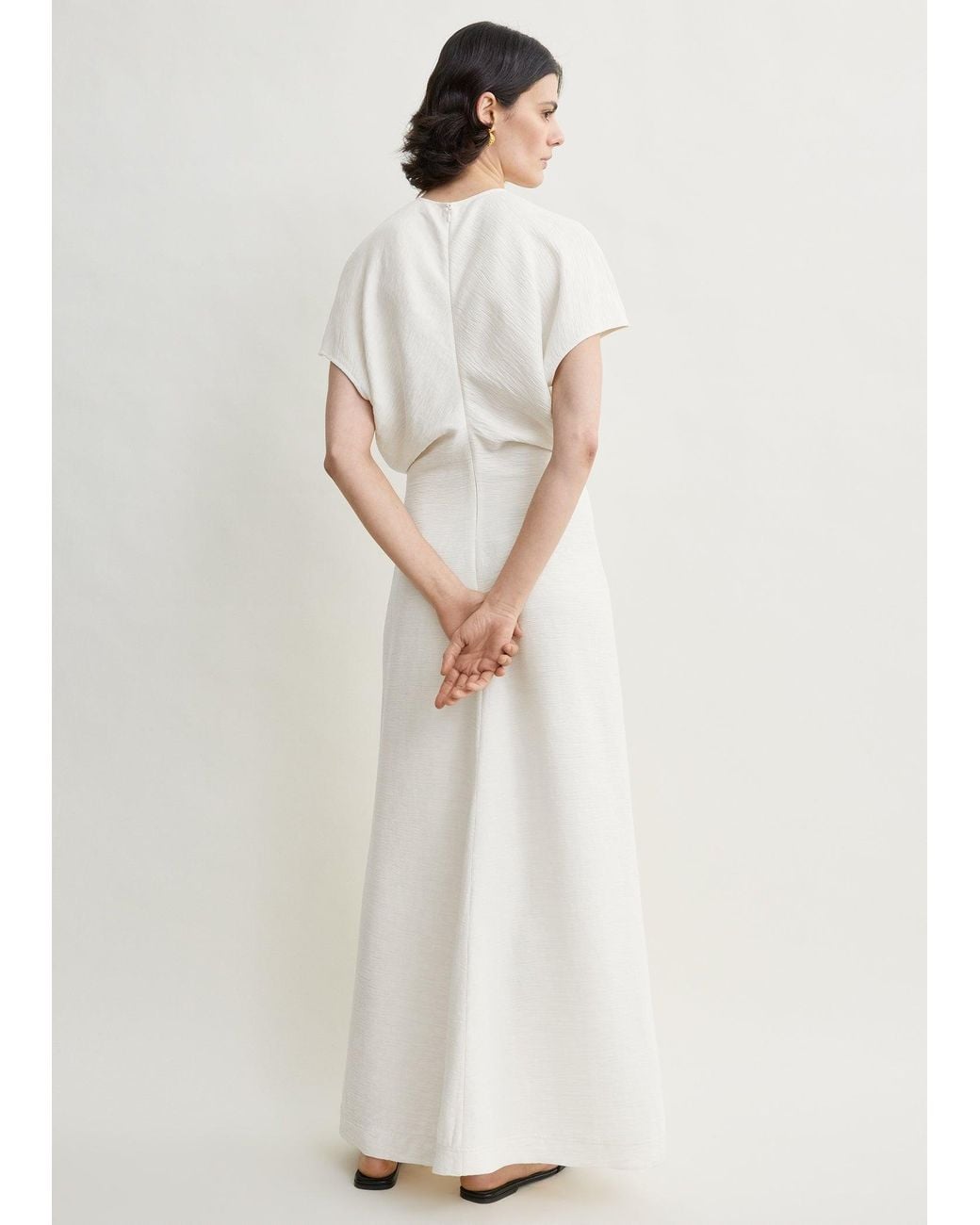 Totême  White Slouch Waist Dress