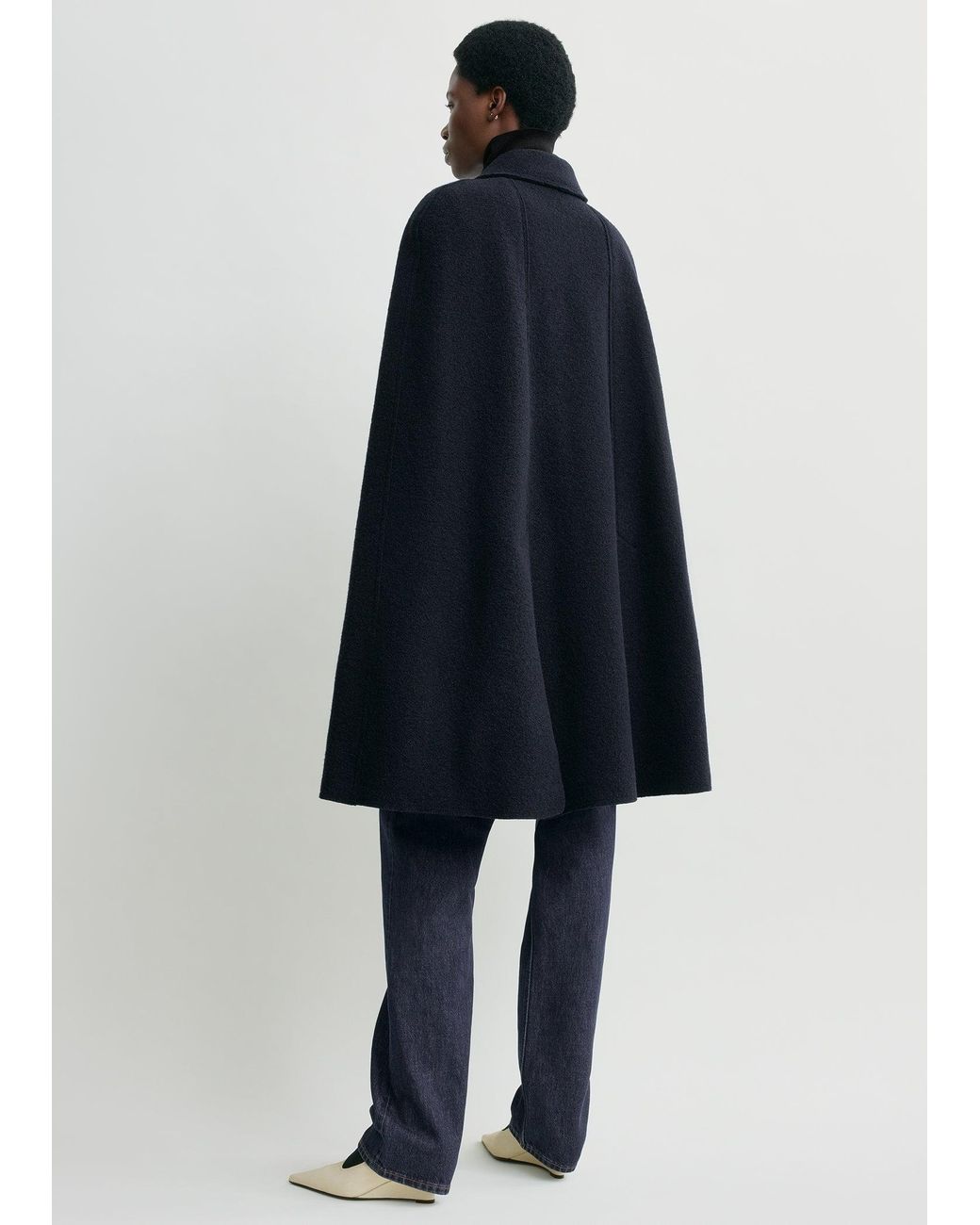 Totême Blue Cape Coat