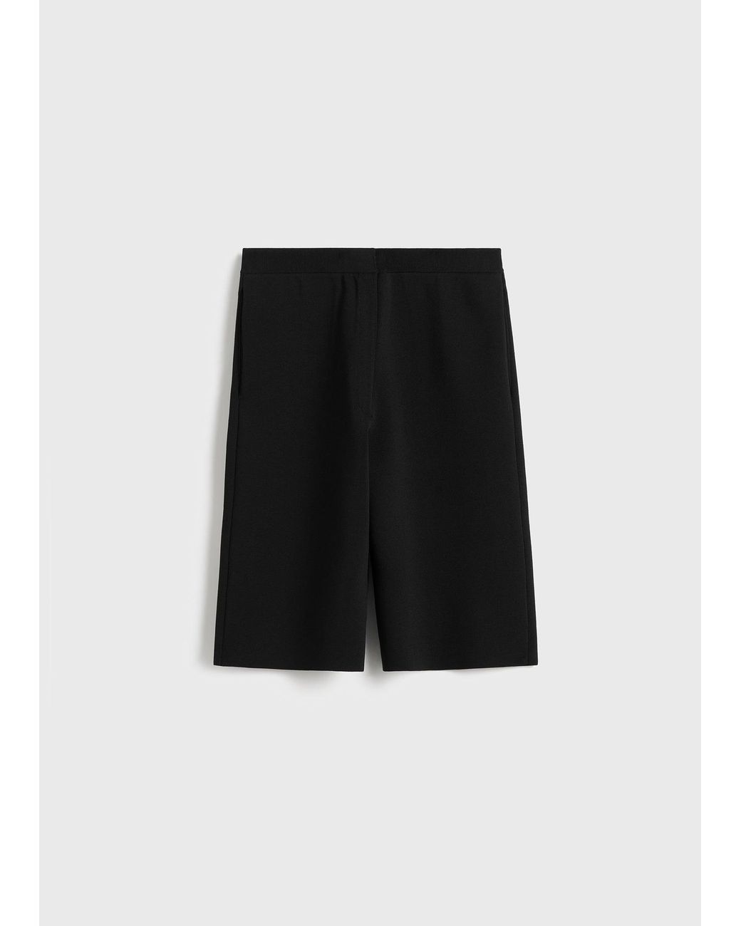 Totême White Knit Shorts