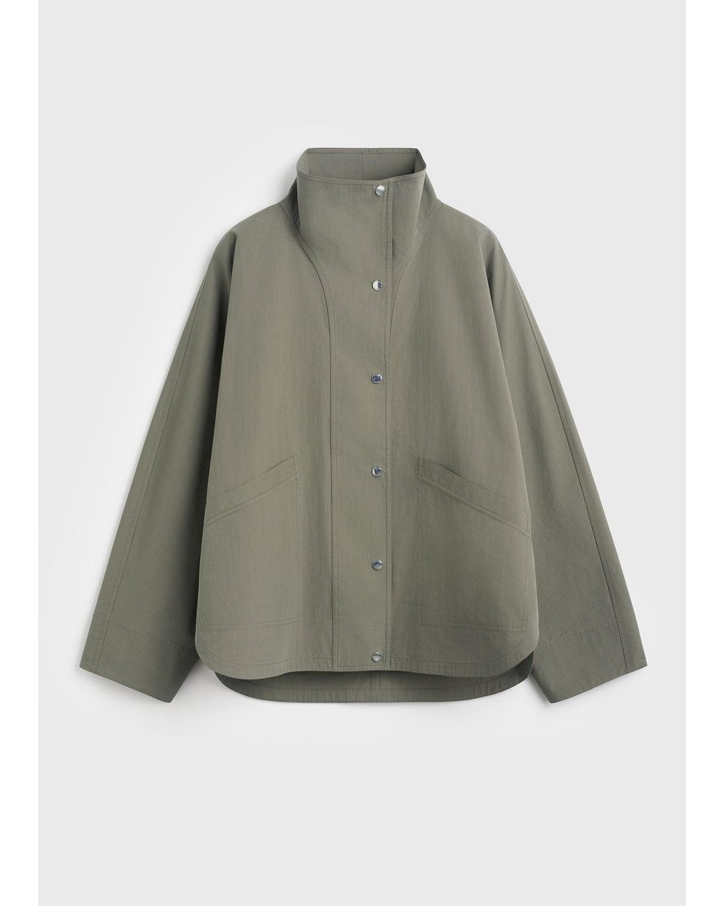 Totême Green Summer Parachute Jacket